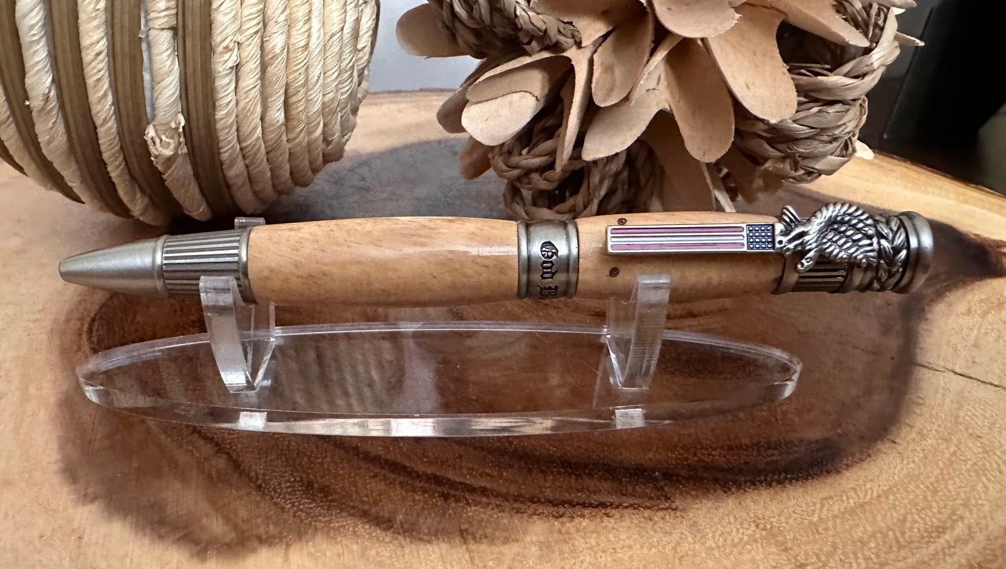 American Patriot (Antique Pewter & Spalted Tamarind)