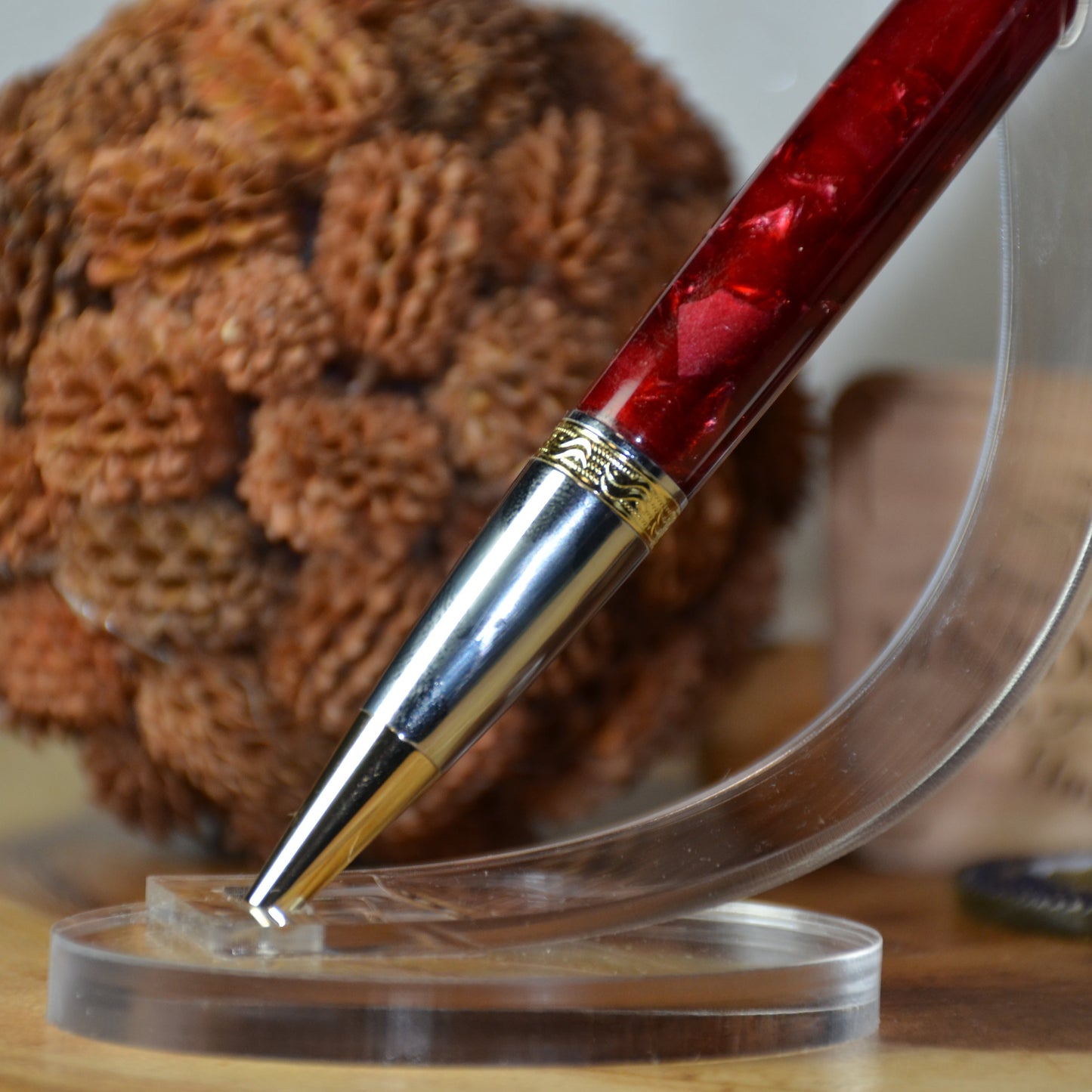 Gallant Ballpoint Twist Gold & Chrome (Black Cherry Ice)