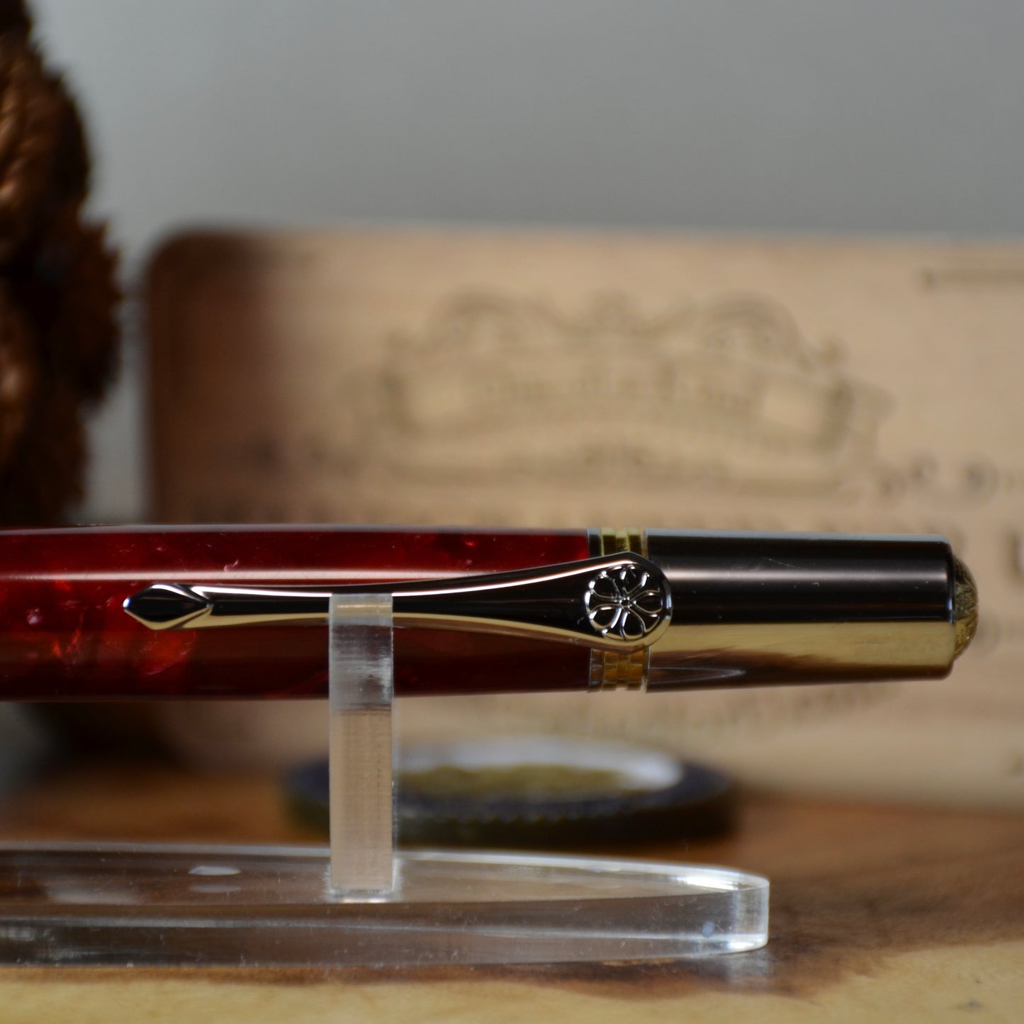 Gallant Ballpoint Twist Gold & Chrome (Black Cherry Ice)