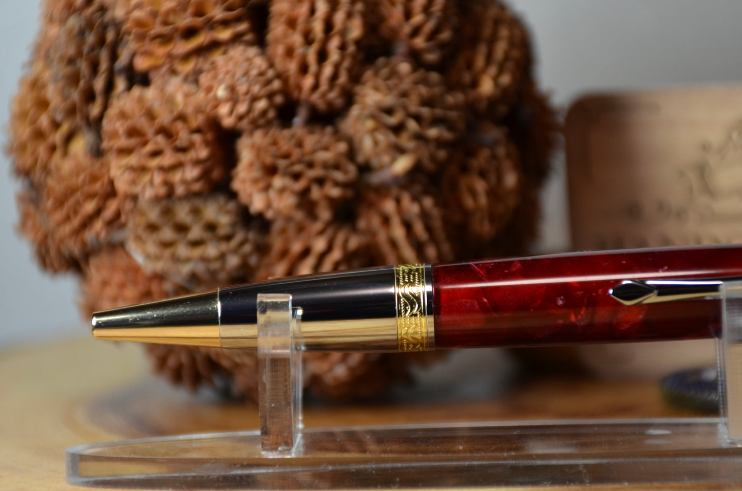 Gallant Ballpoint Twist Gold & Chrome (Black Cherry Ice)