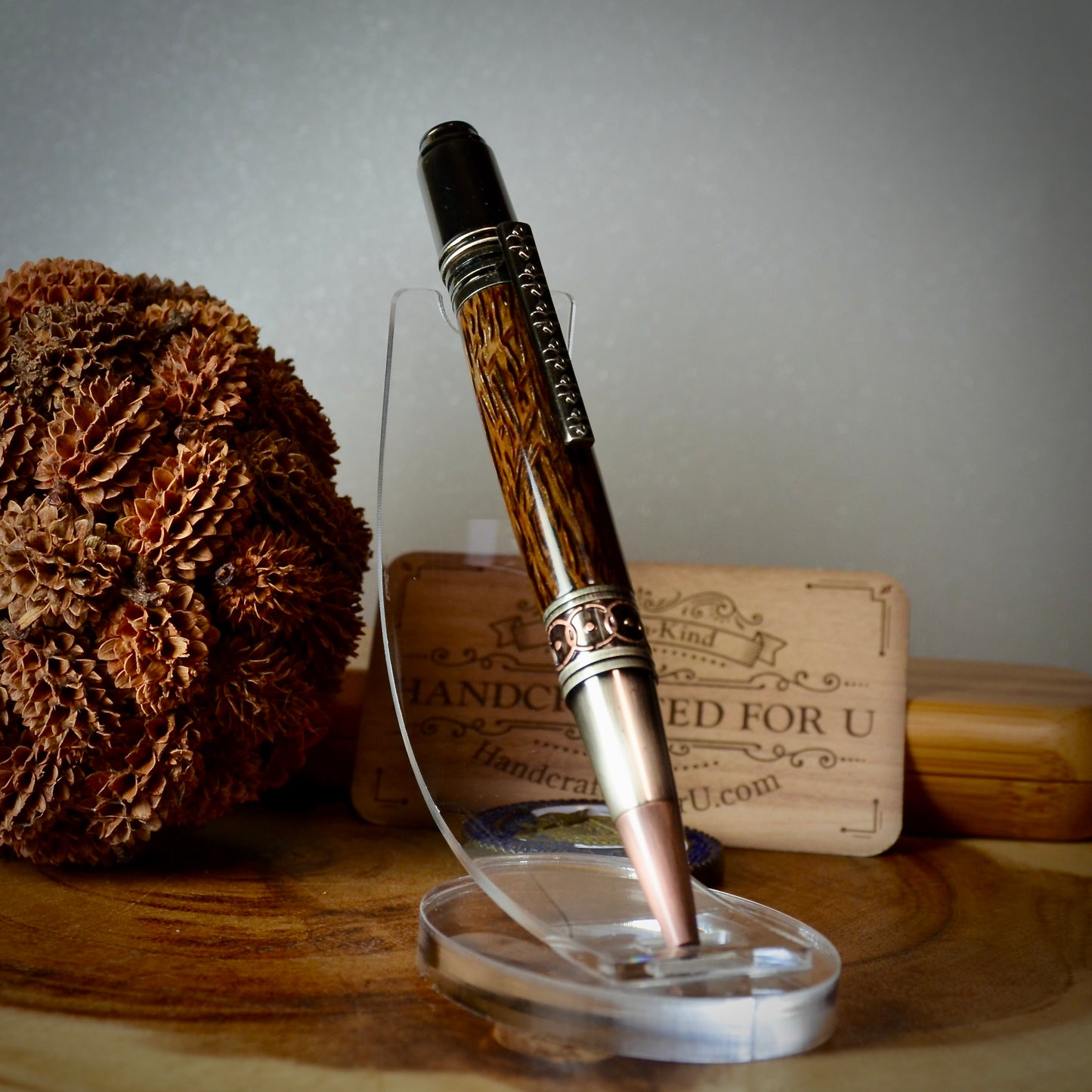 Steampunk Nickle (Black Palm Exotic Wood)