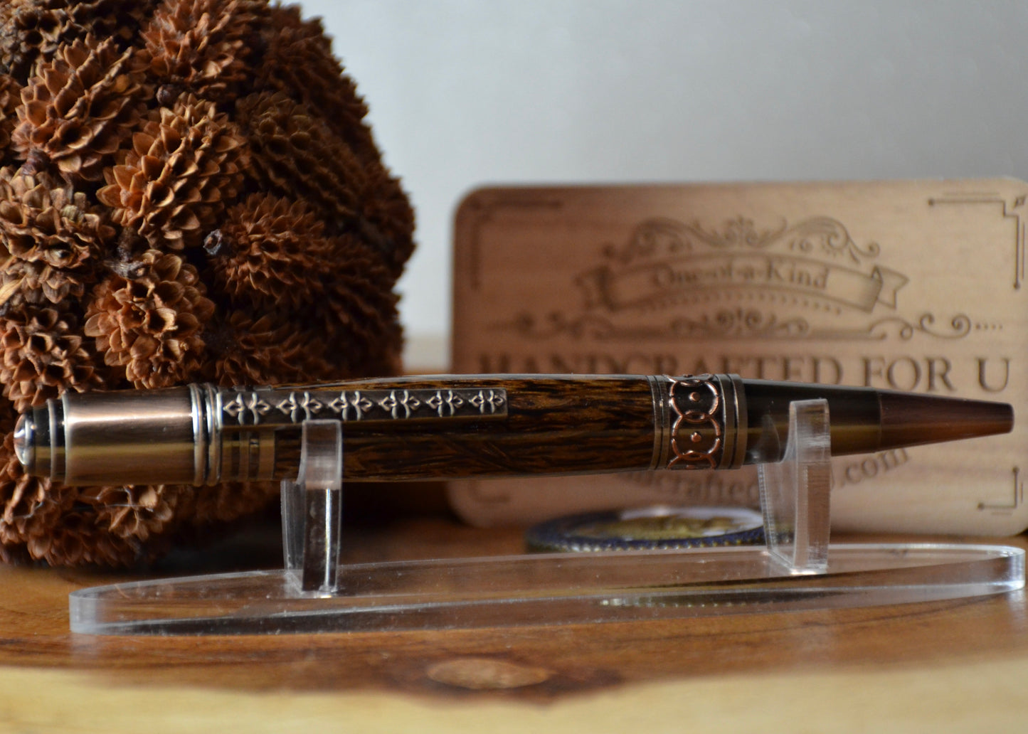 Steampunk Nickle (Black Palm Exotic Wood)