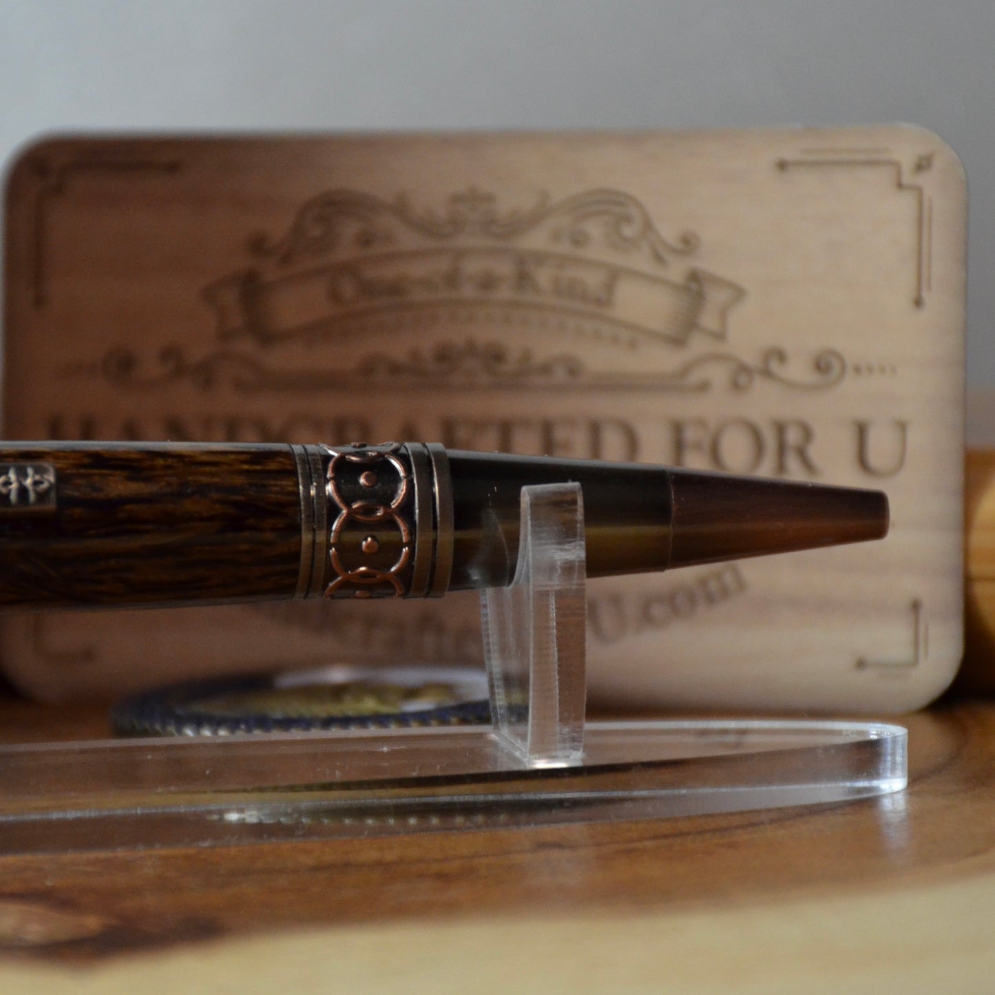 Steampunk Nickle (Black Palm Exotic Wood)