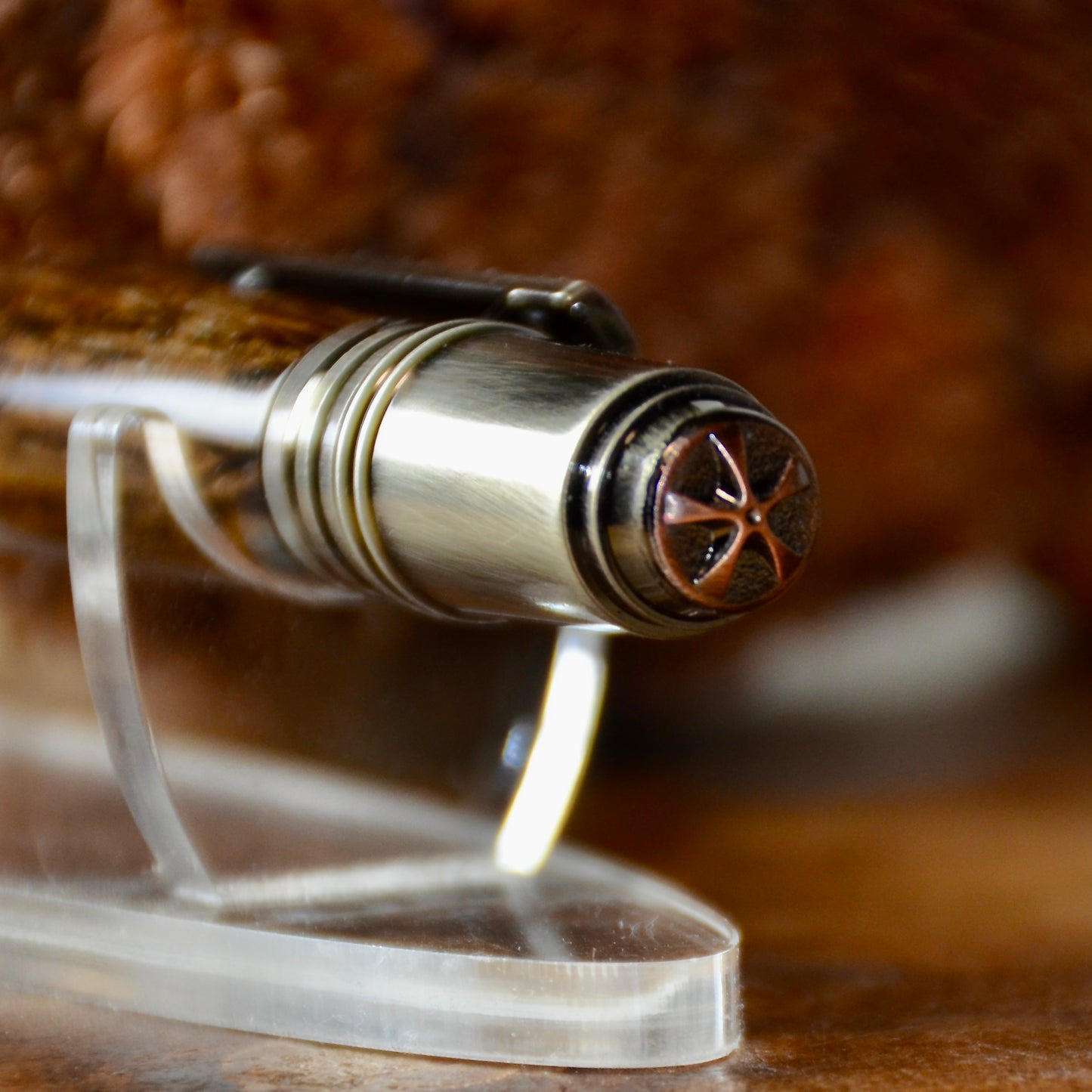 Steampunk Nickle (Black Palm Exotic Wood)