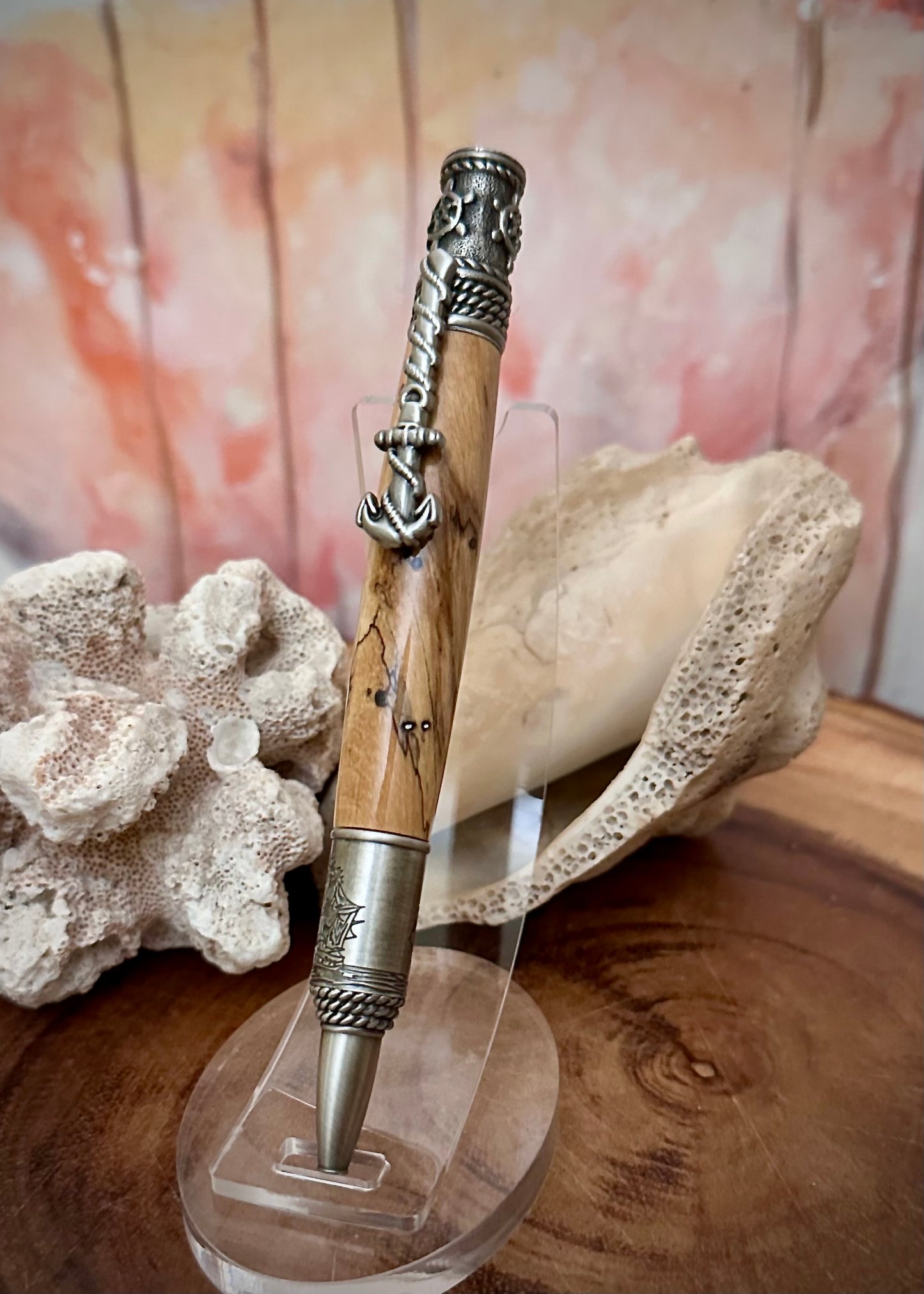 Nautical Antique Pewter (Spalted Tamarind)