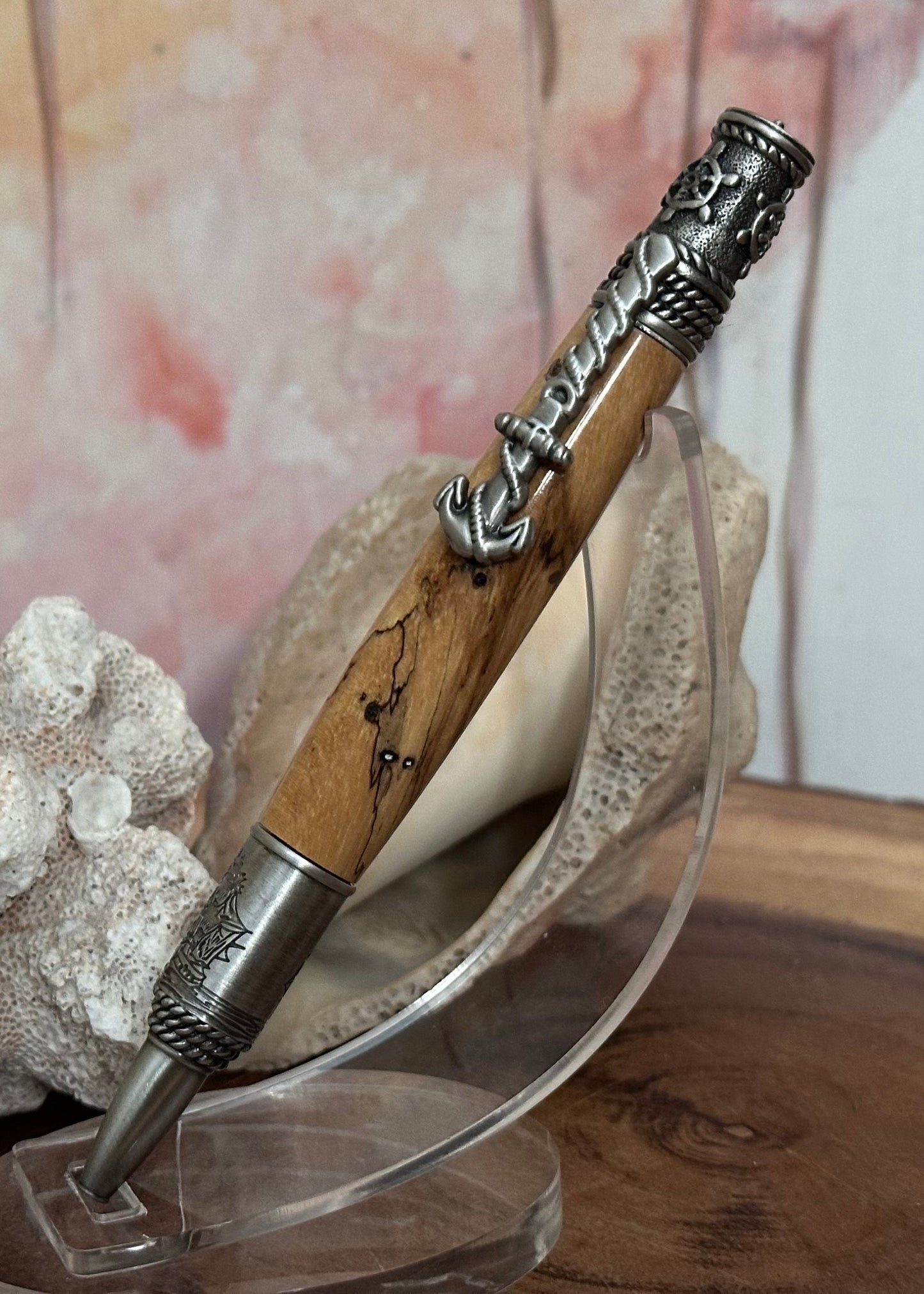 Nautical Antique Pewter (Spalted Tamarind)