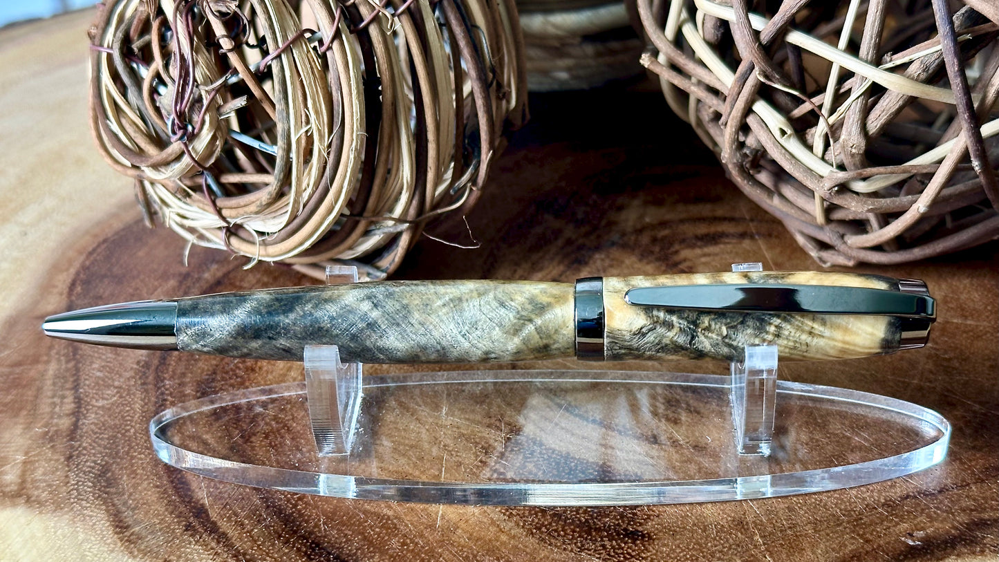 Graduate Twist (Gun Metal) Buckeye Burl