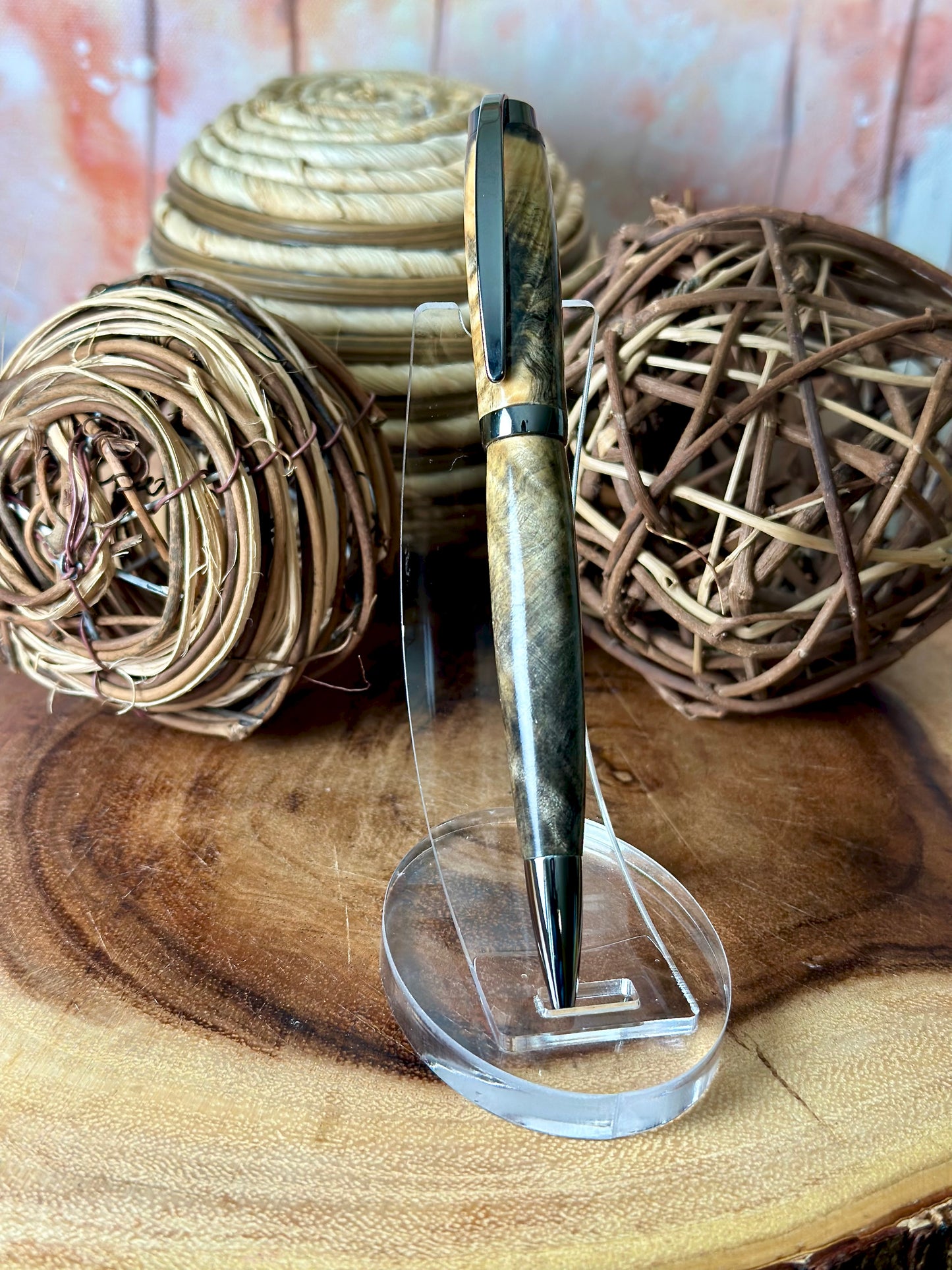 Graduate Twist (Gun Metal) Buckeye Burl